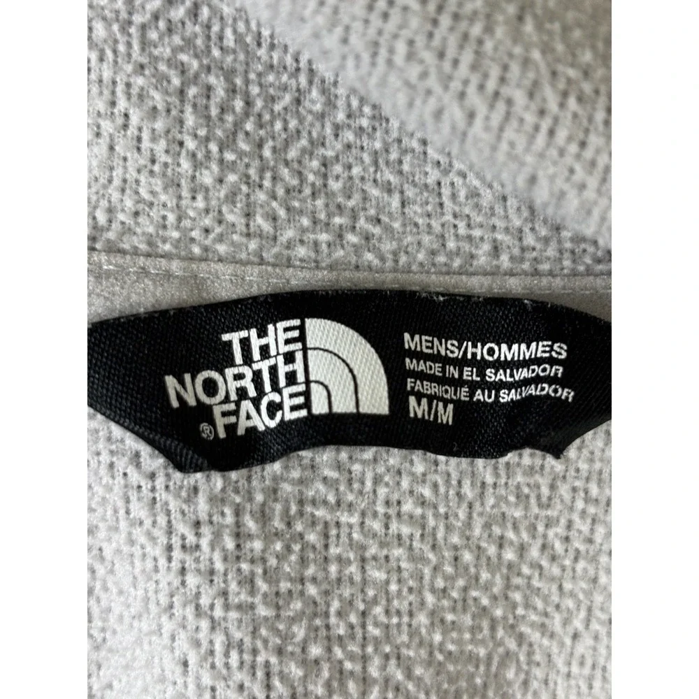 The North Face Canyonlands Hoodie Gray Full Zip Fleece Mens M Outdoor Hiking